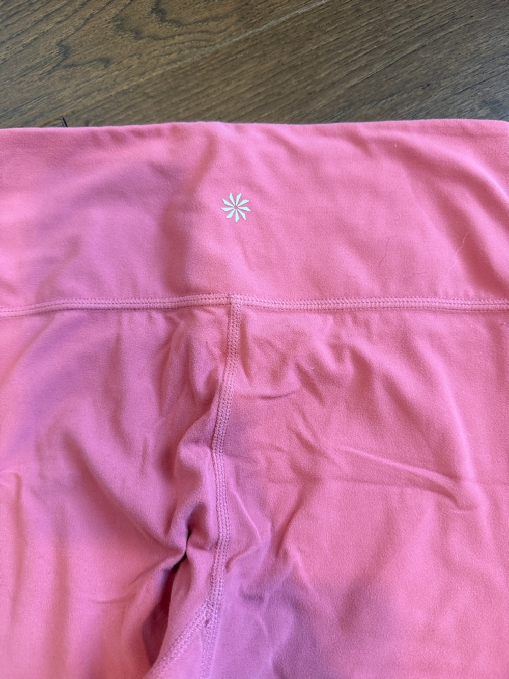 Athleta High-Waist Cropped Leggings in Pink Small - C37-083 - Picture 6 of 6